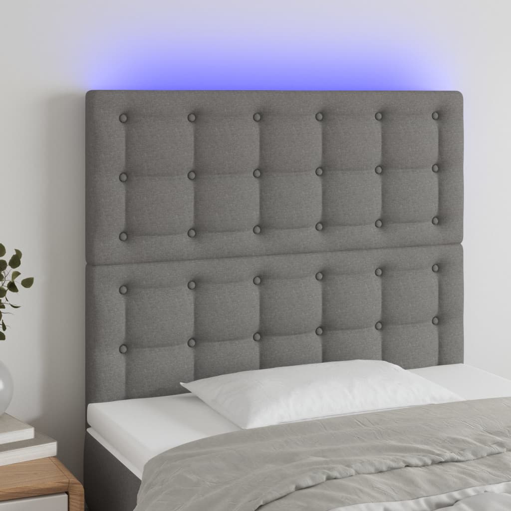 Led Headboard 100 Cm Fabric