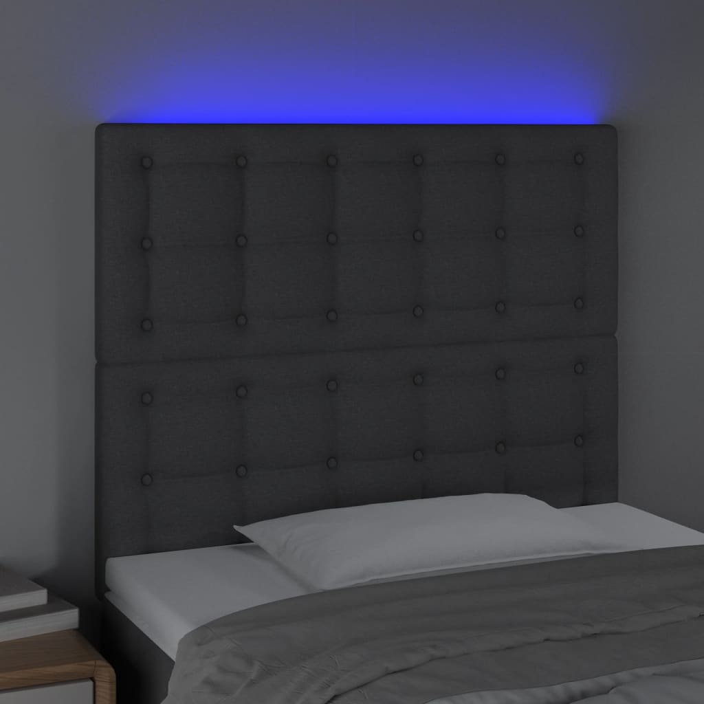Led Headboard 100 Cm Fabric