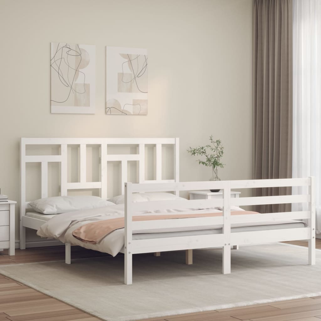 Bed Frame Without Mattress Solid Wood