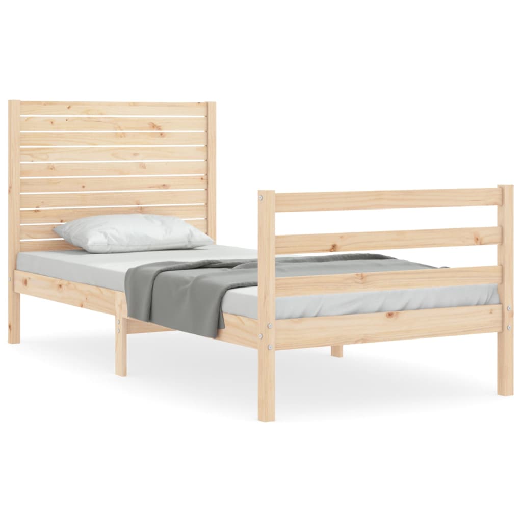Bed Frame Without Mattress Solid Wood