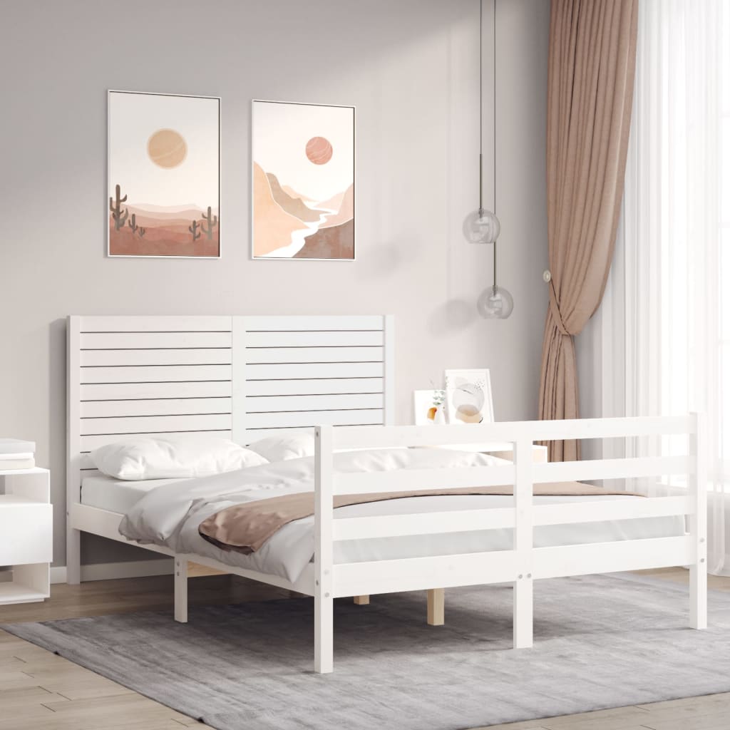Bed Frame Without Mattress Solid Wood