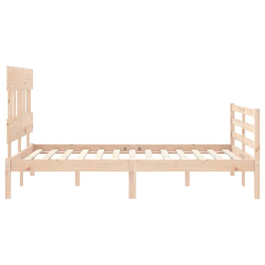 Bed Frame Without Mattress Solid Wood