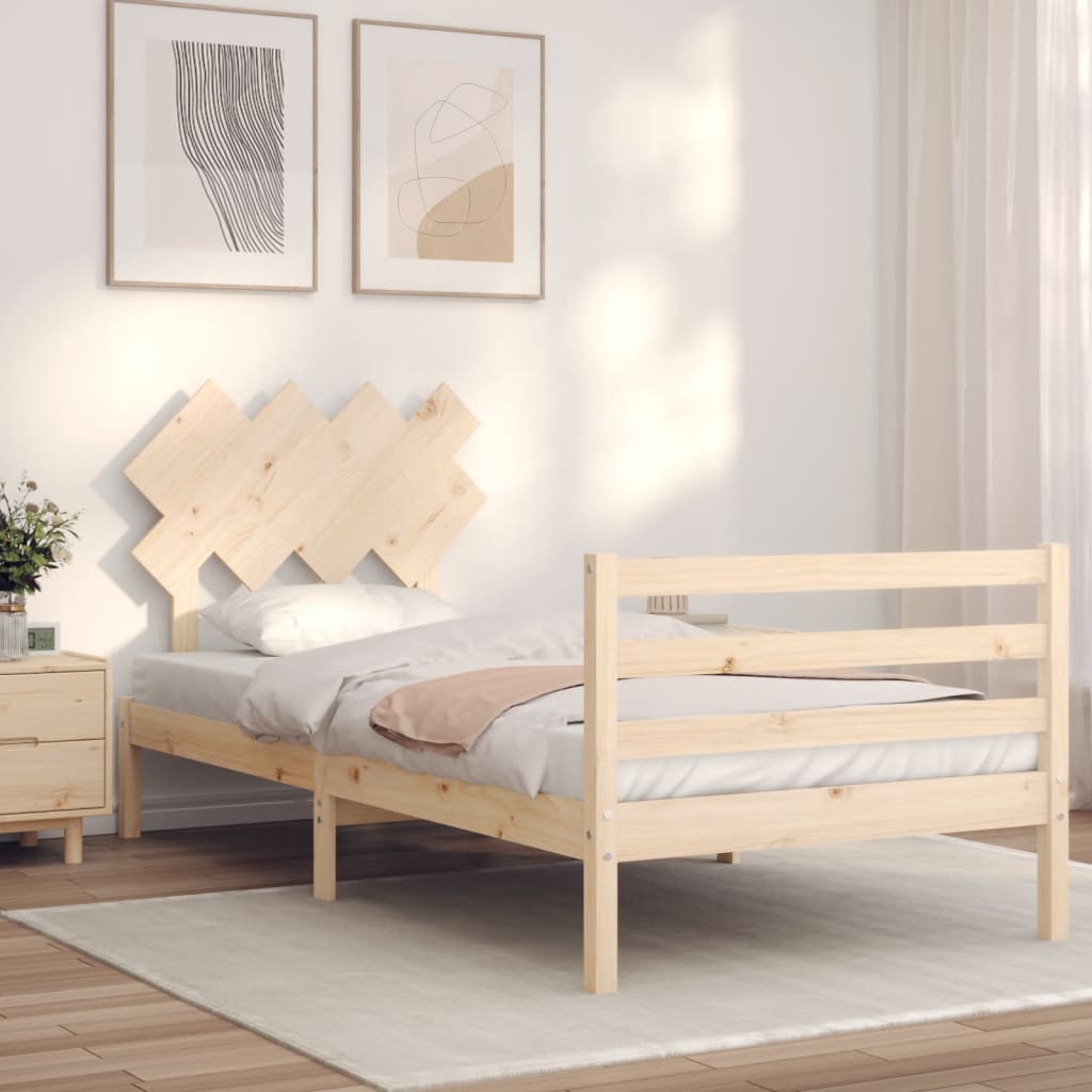 Bed Frame Without Mattress Solid Wood