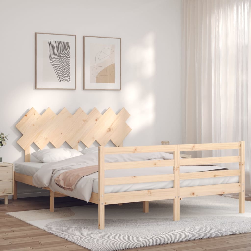 Bed Frame Without Mattress Solid Wood