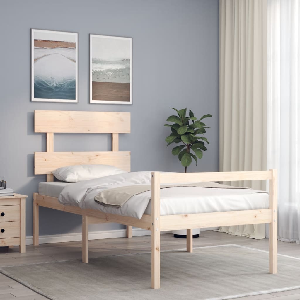 Bed Frame Without Mattress Solid Wood