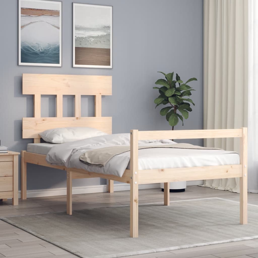 Bed Frame Without Mattress Solid Wood