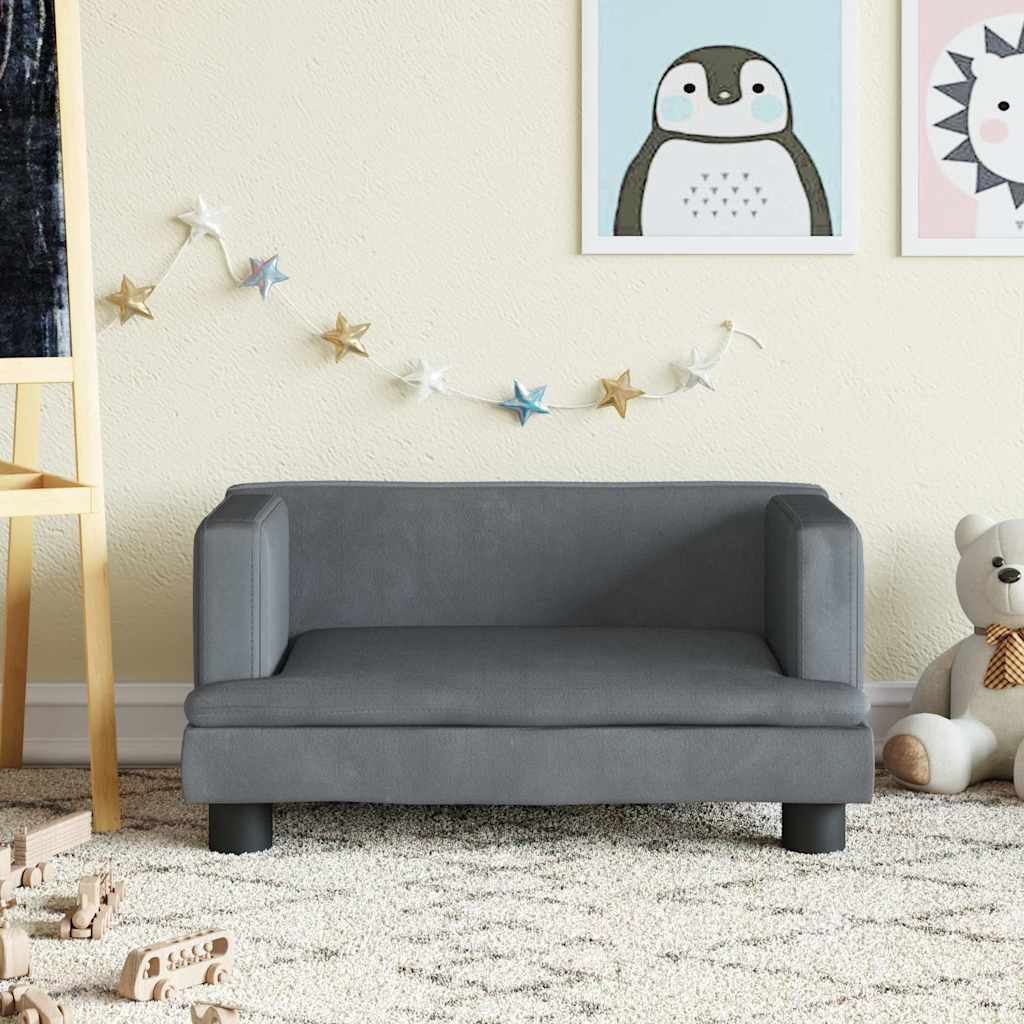 Kids Sofa Velvet
