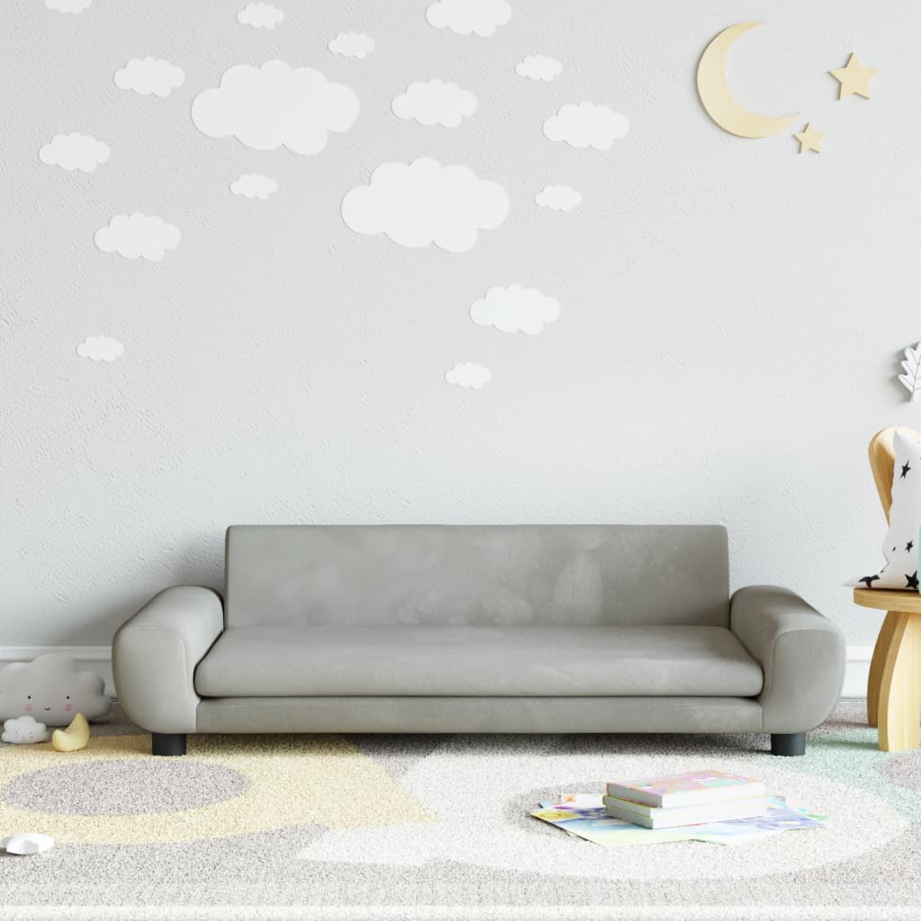 Kids Sofa Velvet