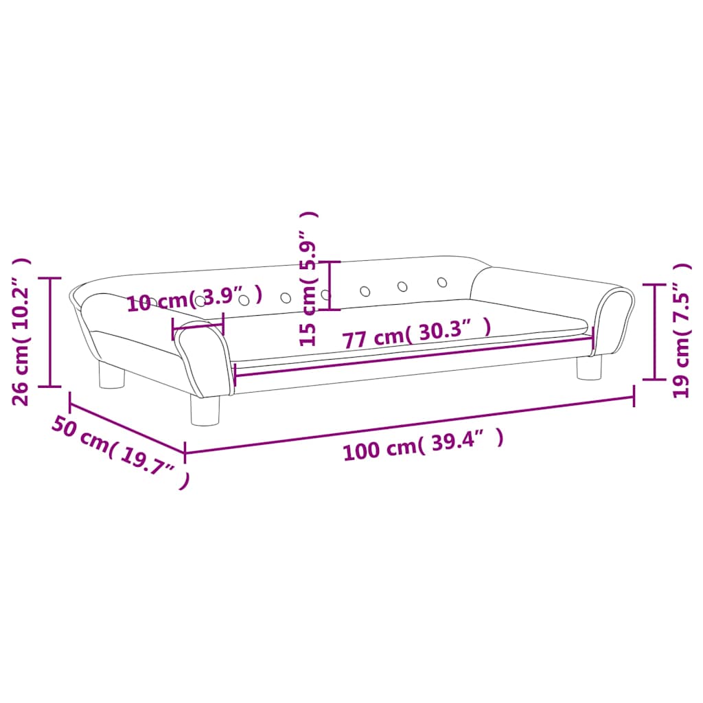 Kids Sofa Velvet