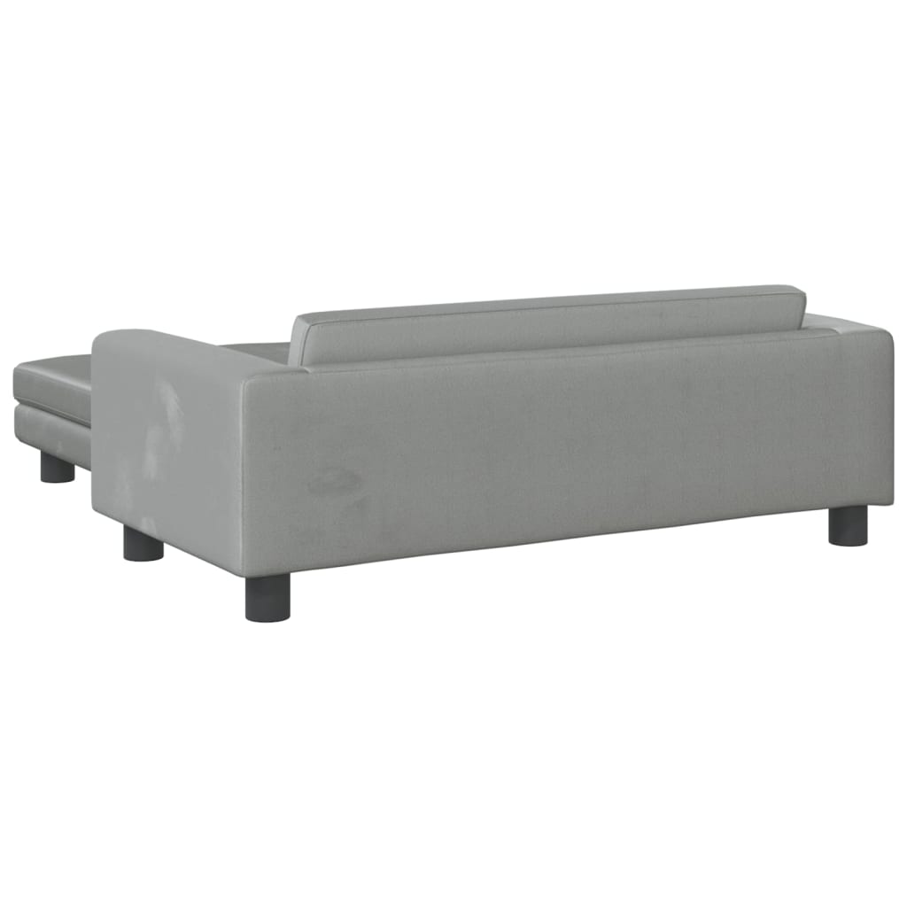 Kids Sofa With Footstool 100X50X30 Cm Velvet