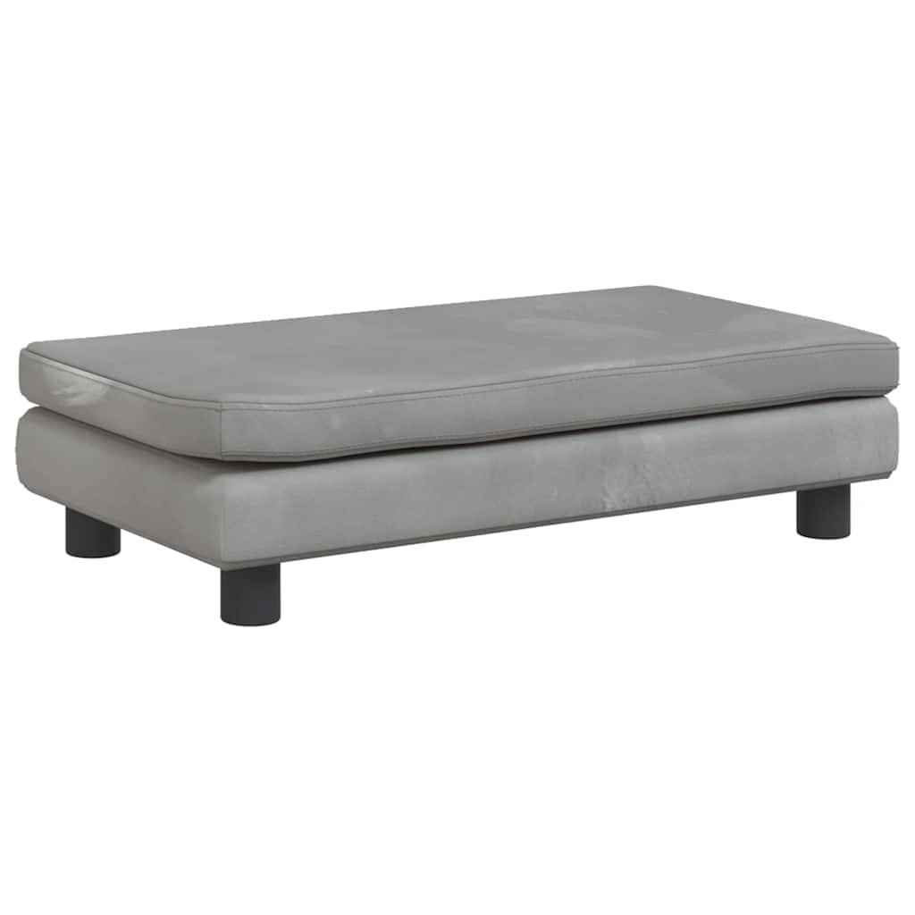 Kids Sofa With Footstool 100X50X30 Cm Velvet