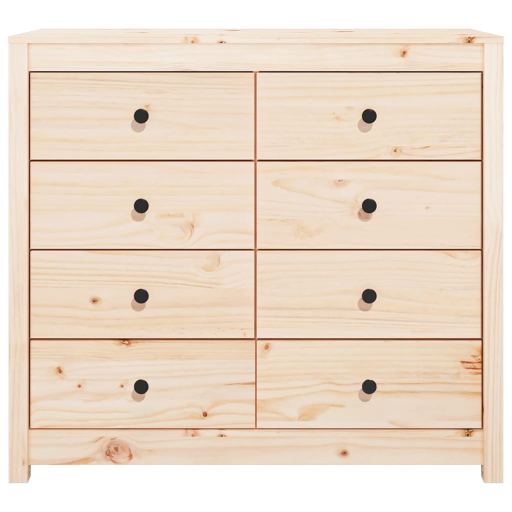 Side Cabinet Solid Wood Pine