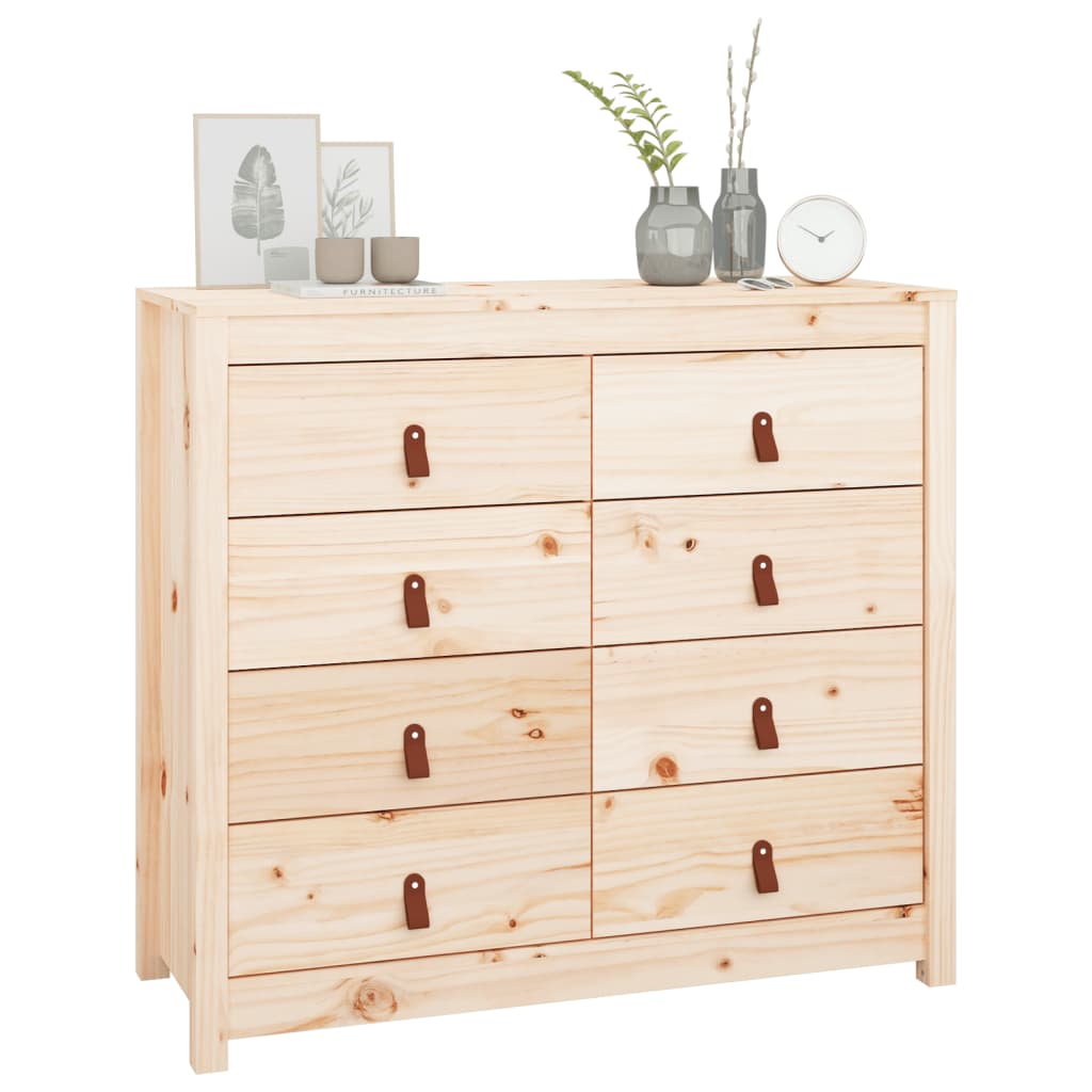 Side Cabinet Solid Wood Pine