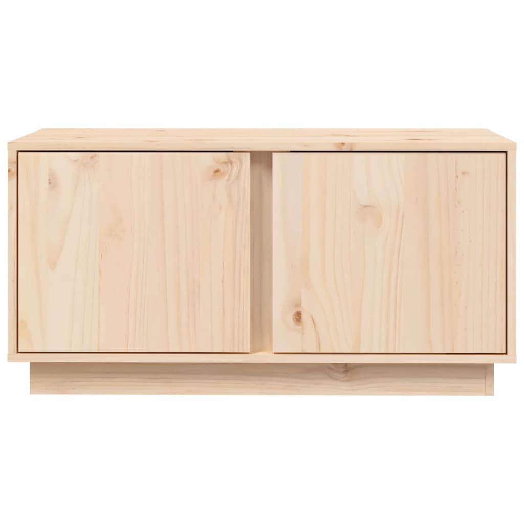 Tv Cabinet 80X35X40.5 Cm Solid Wood Pine