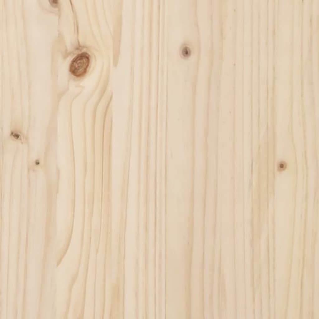 Tv Cabinet 110X35X40.5 Cm Solid Wood Pine