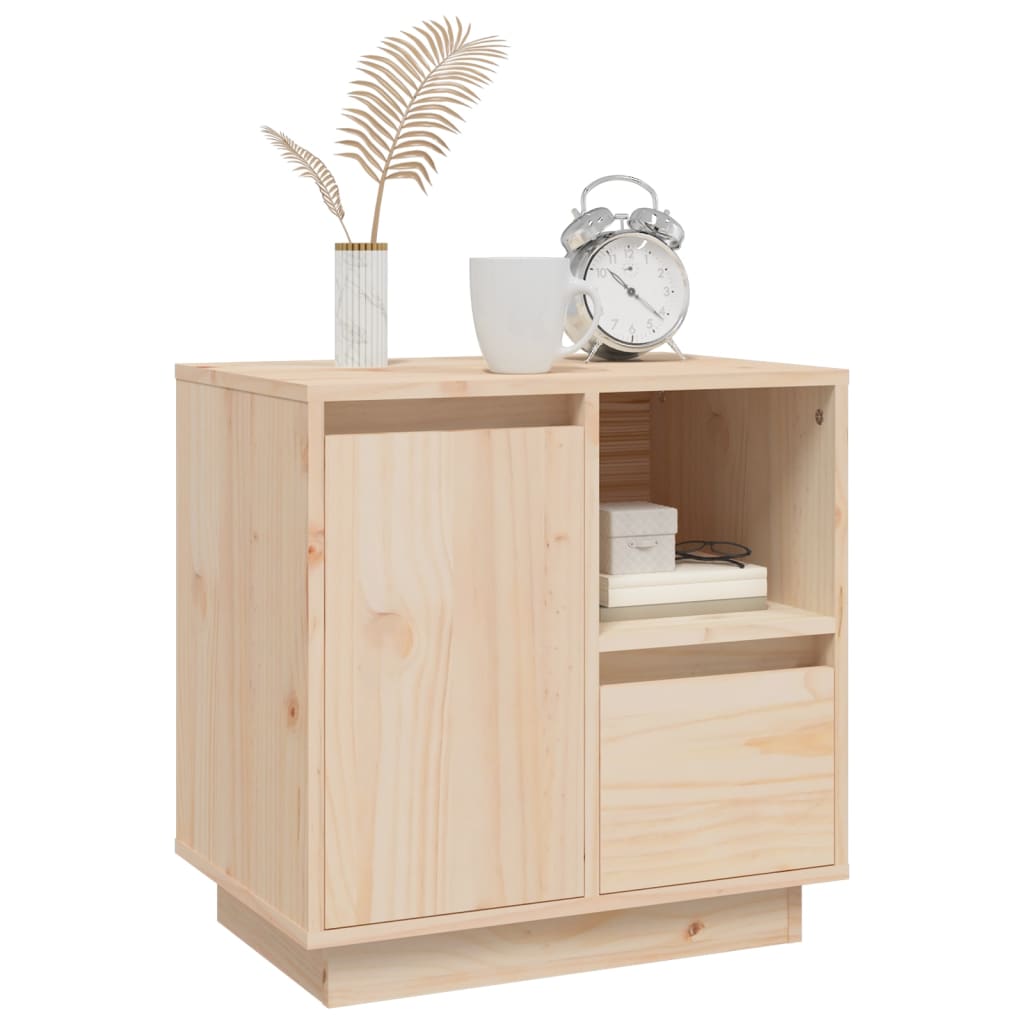 Bedside Cabinets 2 Pcs 50X34X50 Cm Solid Wood Pine