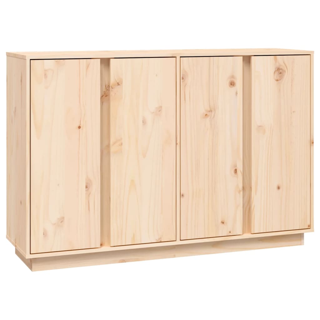 Sideboard 120X35X80 Cm Solid Wood Pine