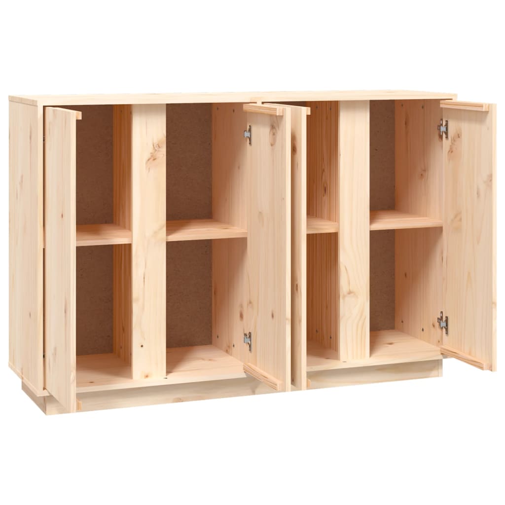 Sideboard 120X35X80 Cm Solid Wood Pine