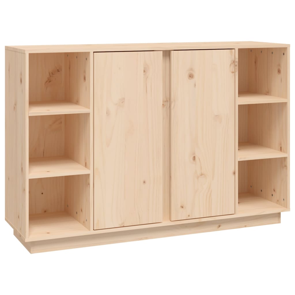 Sideboard 120X35X80 Cm Solid Wood Pine