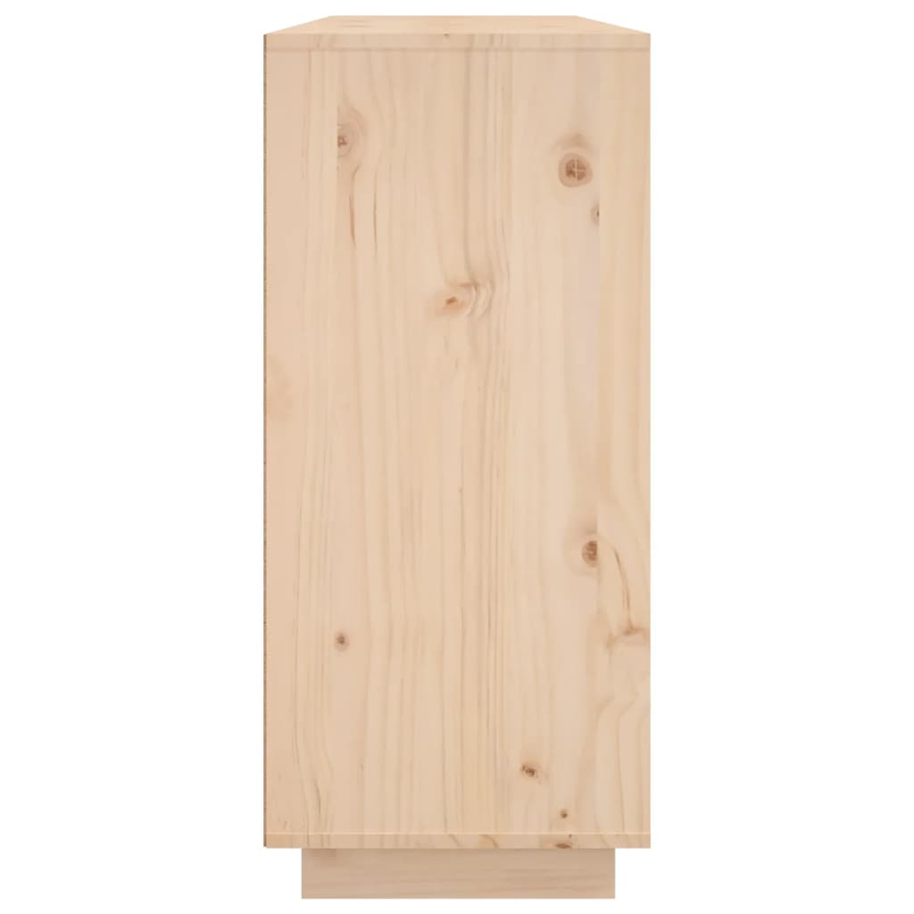 Sideboard 120X35X80 Cm Solid Wood Pine