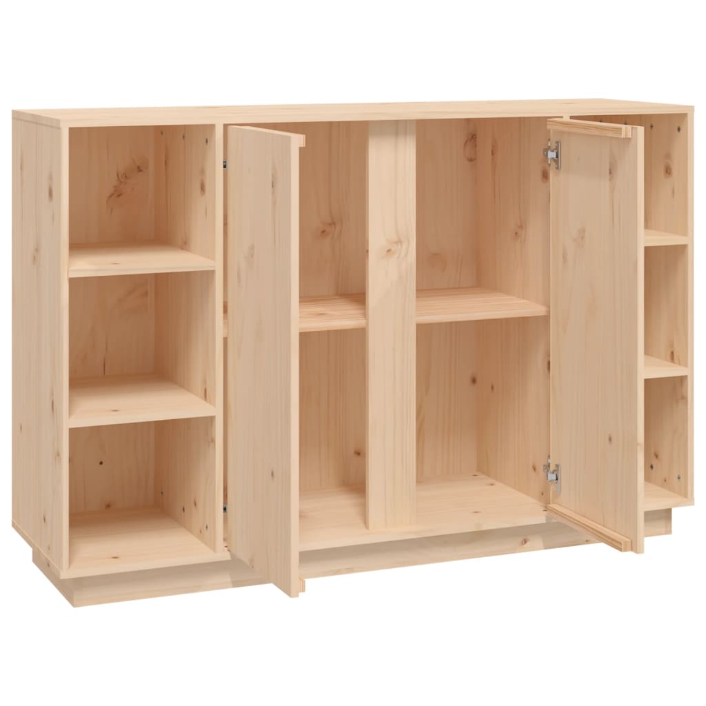 Sideboard 120X35X80 Cm Solid Wood Pine