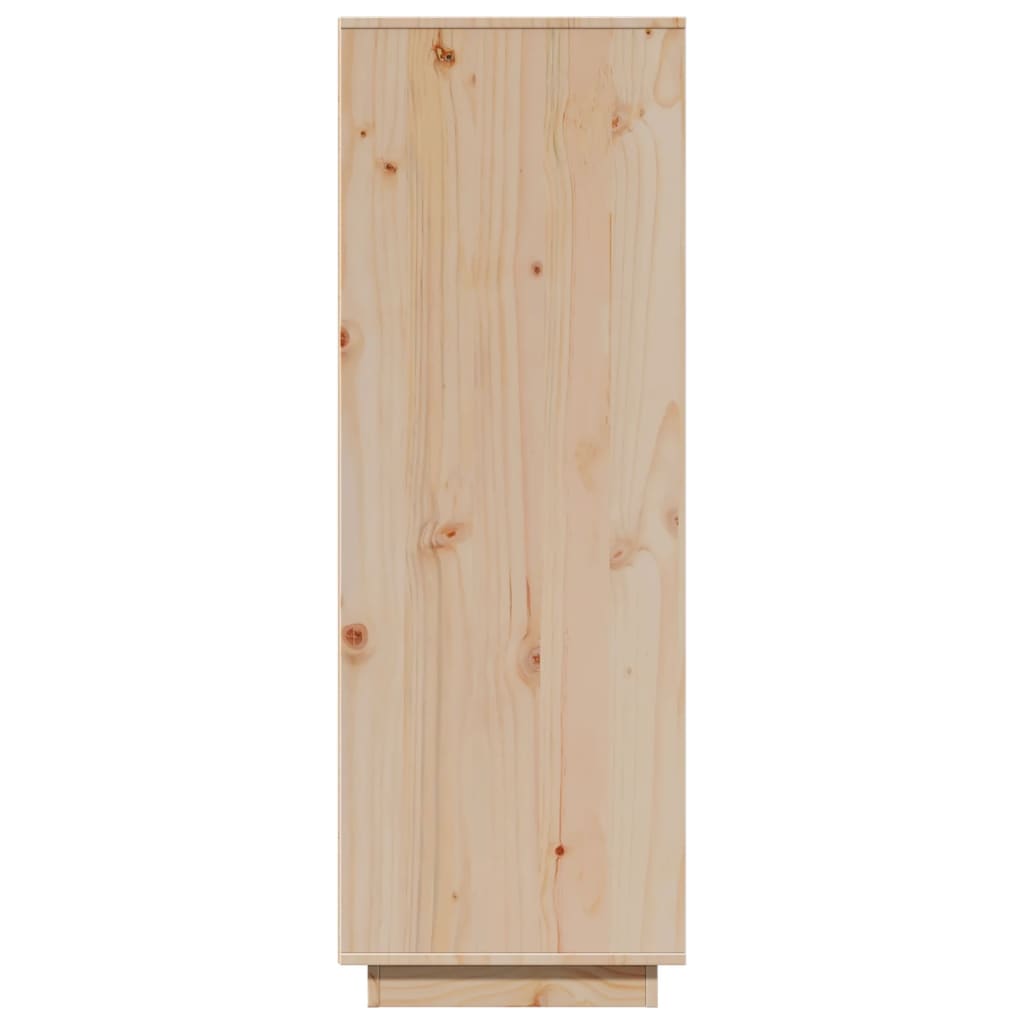 Highboard 60X40X116.5 Cm Solid Wood Pine
