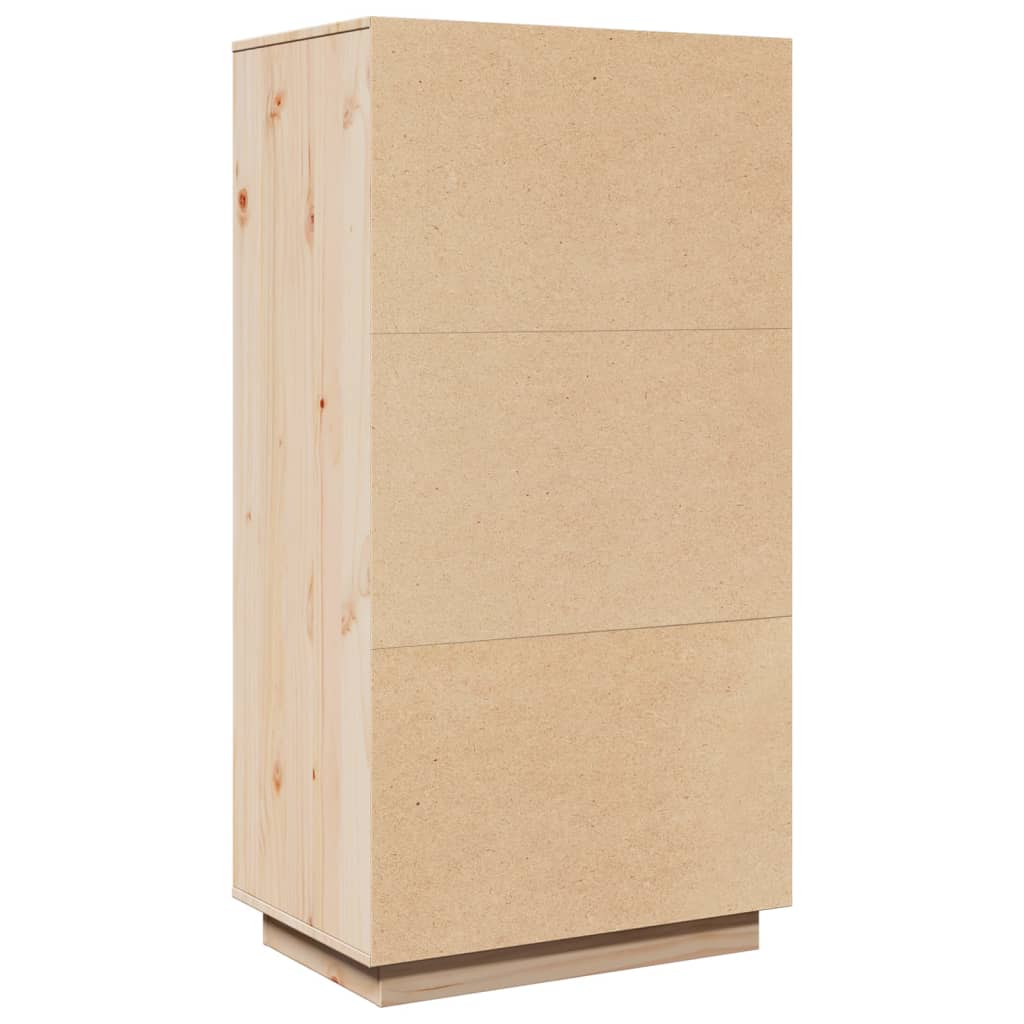 Highboard 60X40X116.5 Cm Solid Wood Pine