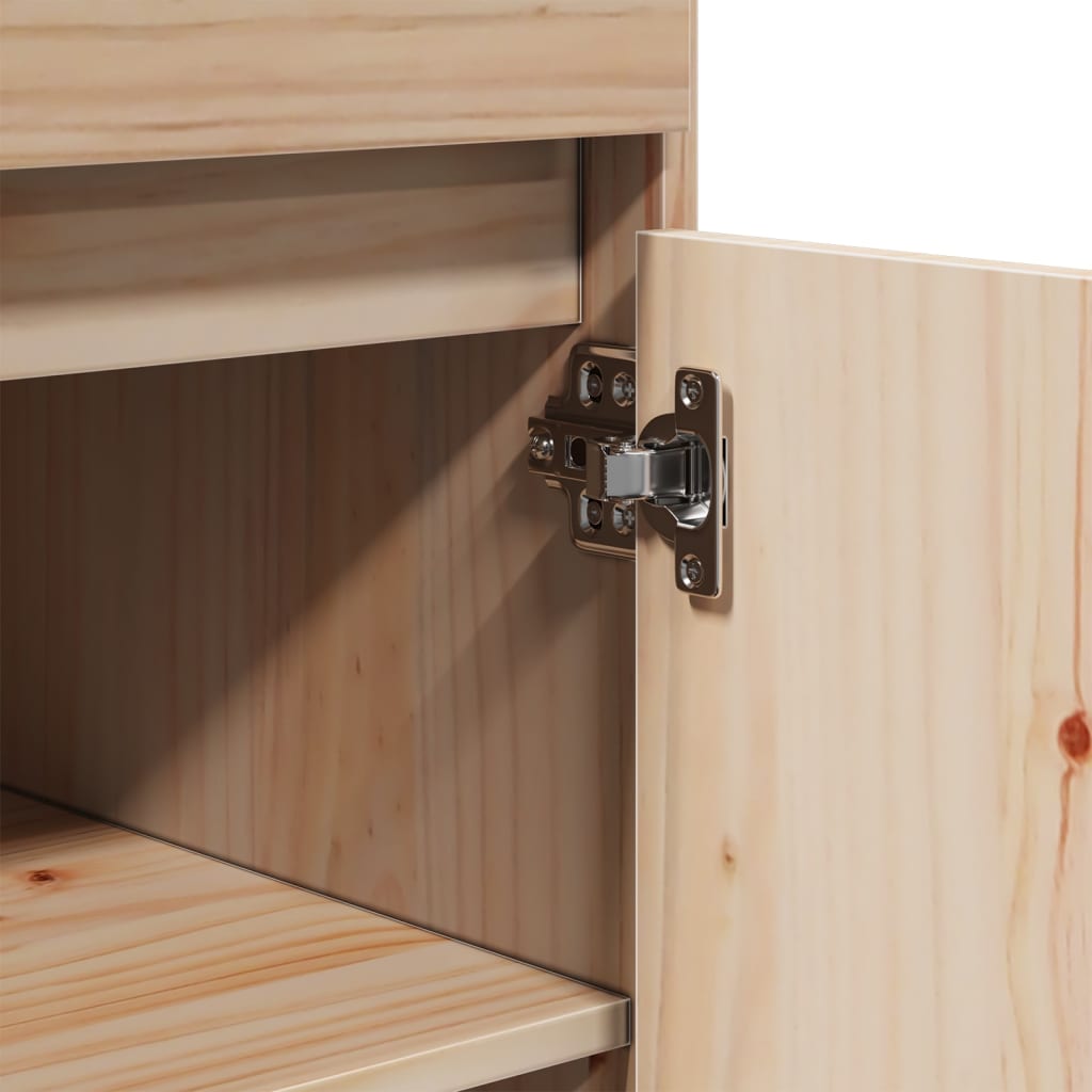 Highboard 60X40X116.5 Cm Solid Wood Pine