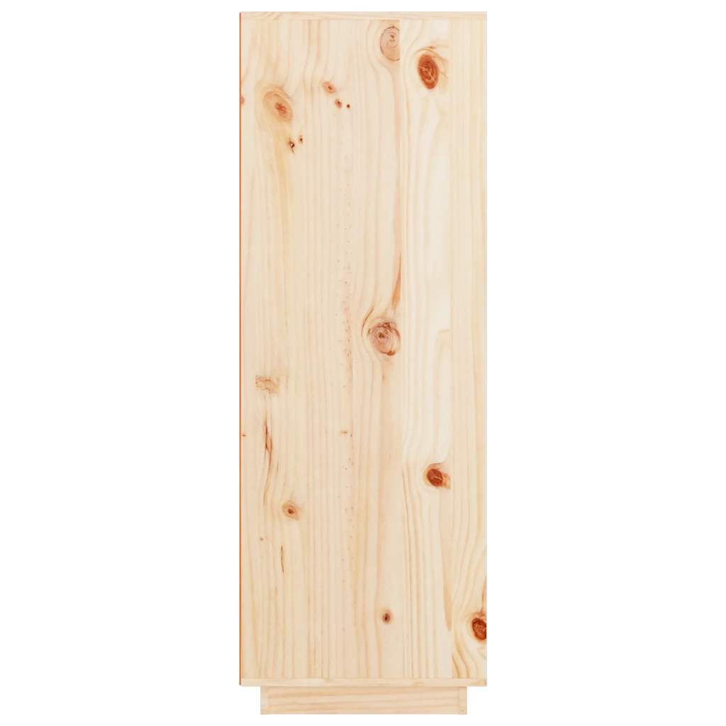 Highboard 89X40X116.5 Cm Solid Wood Pine