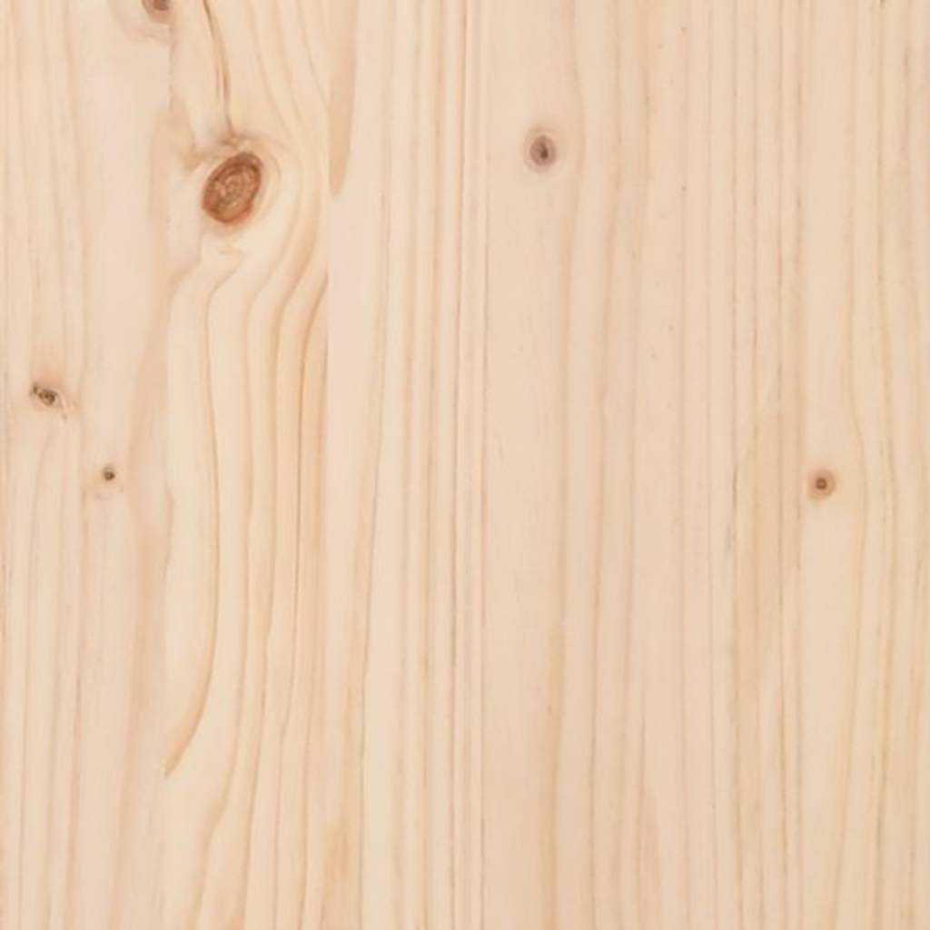 Highboard 89X40X116.5 Cm Solid Wood Pine