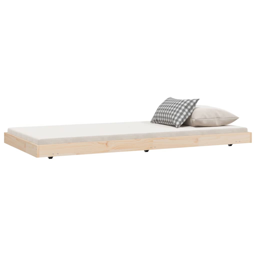 Bed Frame Without Mattress Solid Wood Pine