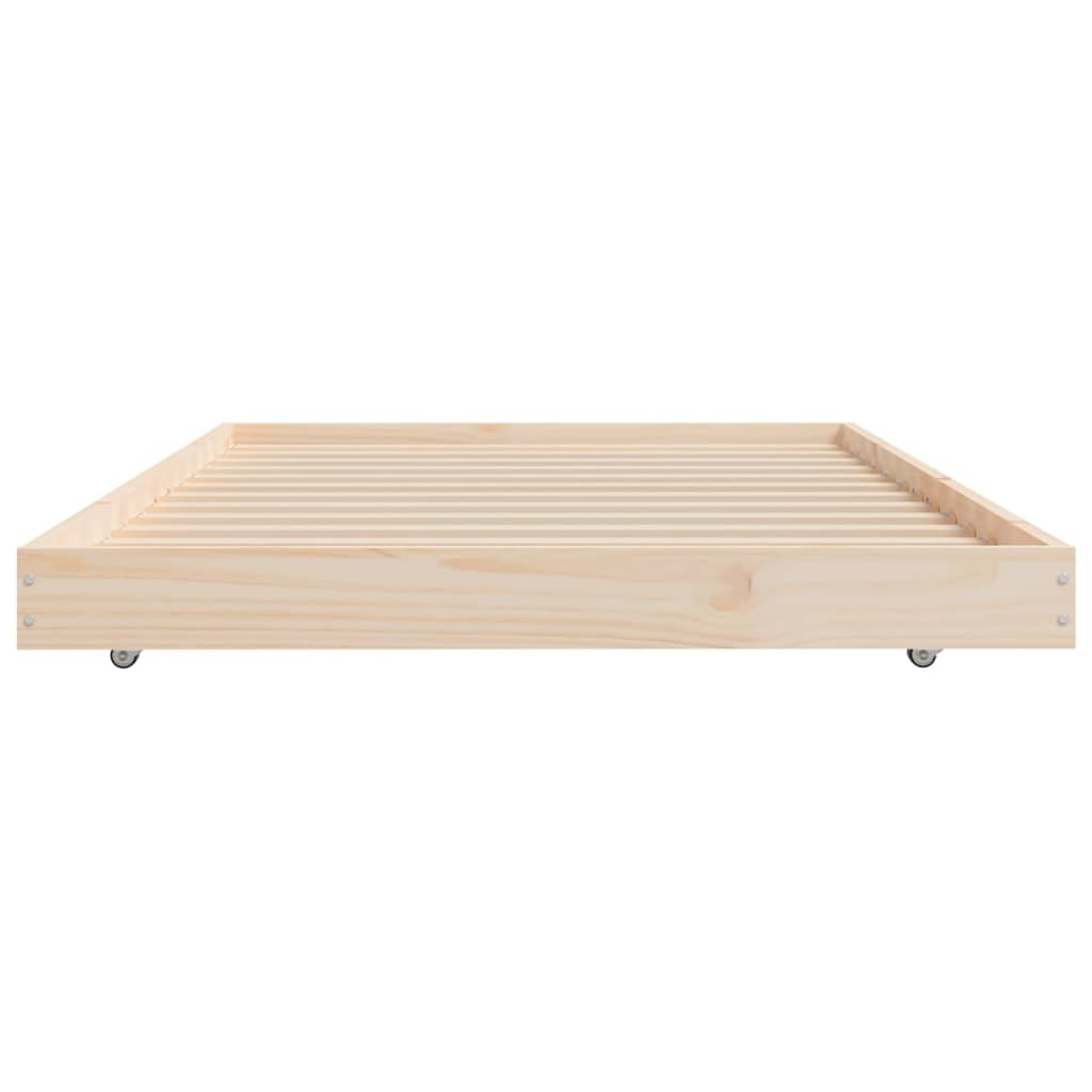 Bed Frame Without Mattress Solid Wood Pine