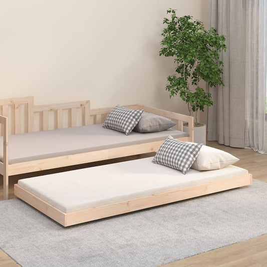 Bed Frame Without Mattress Solid Wood Pine