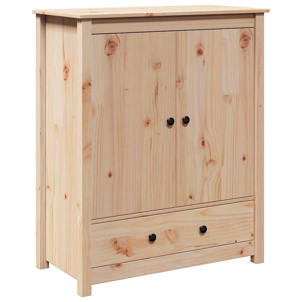 Highboard 83X41.5X100 Cm Solid Wood Pine