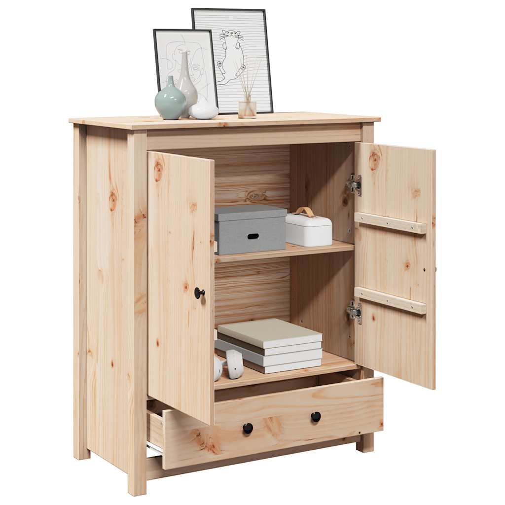 Highboard 83X41.5X100 Cm Solid Wood Pine