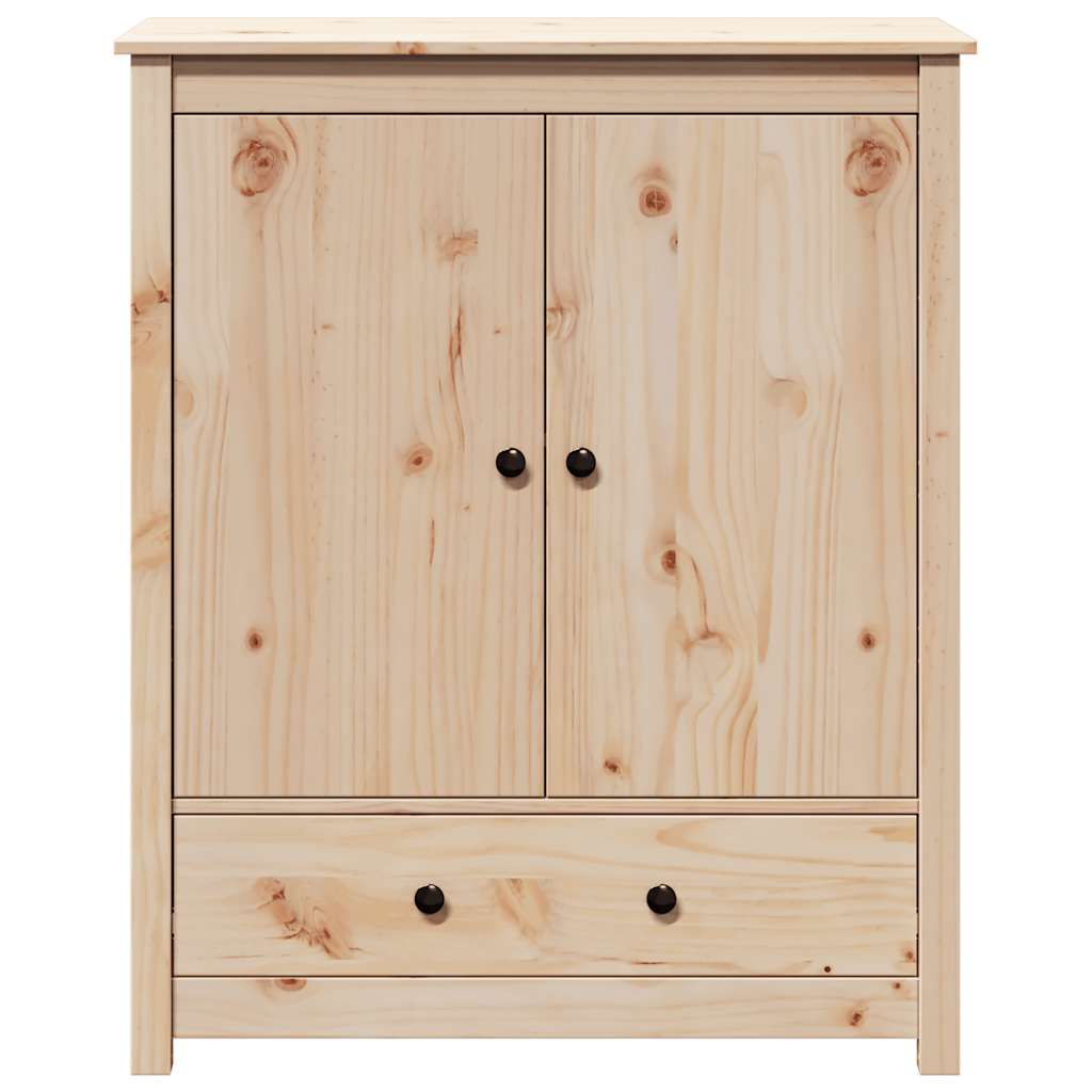 Highboard 83X41.5X100 Cm Solid Wood Pine