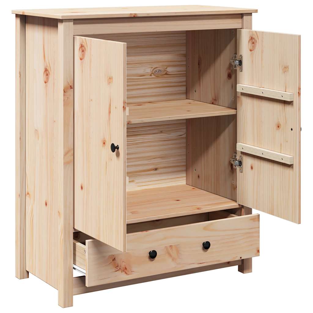 Highboard 83X41.5X100 Cm Solid Wood Pine