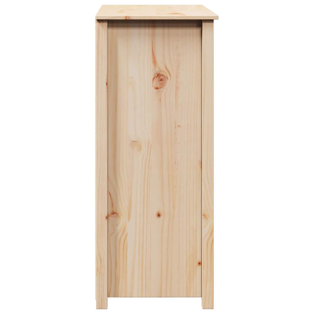 Highboard 83X41.5X100 Cm Solid Wood Pine