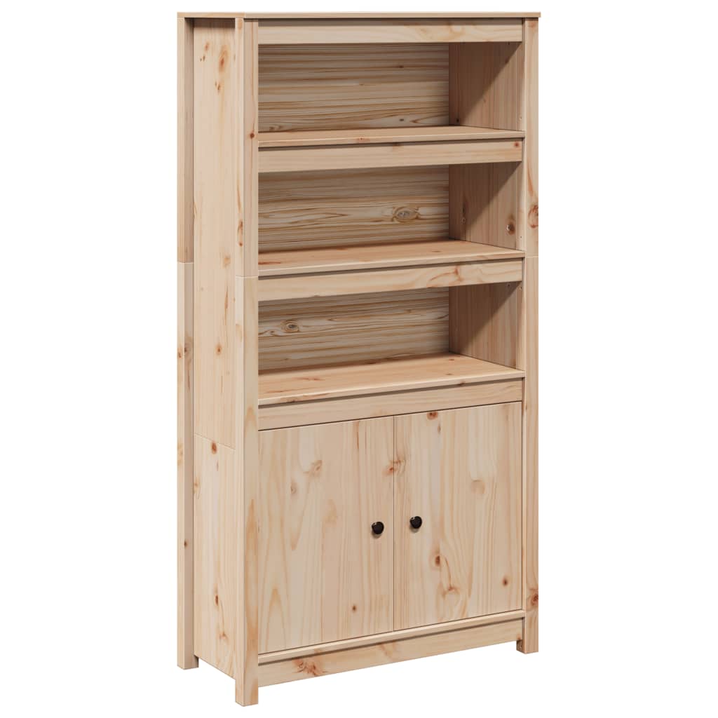 Highboard 80X35X154 Cm Solid Wood Pine