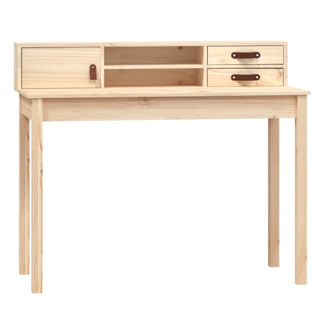 Desk 110X50X93 Cm Solid Wood Pine