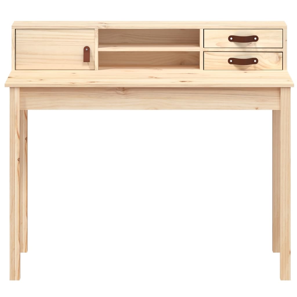 Desk 110X50X93 Cm Solid Wood Pine