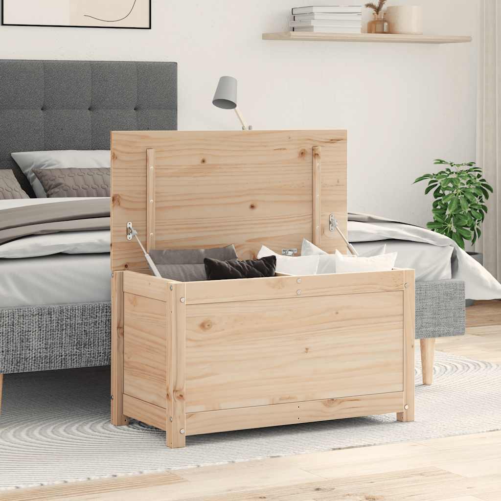 Storage Box Solid Wood Pine