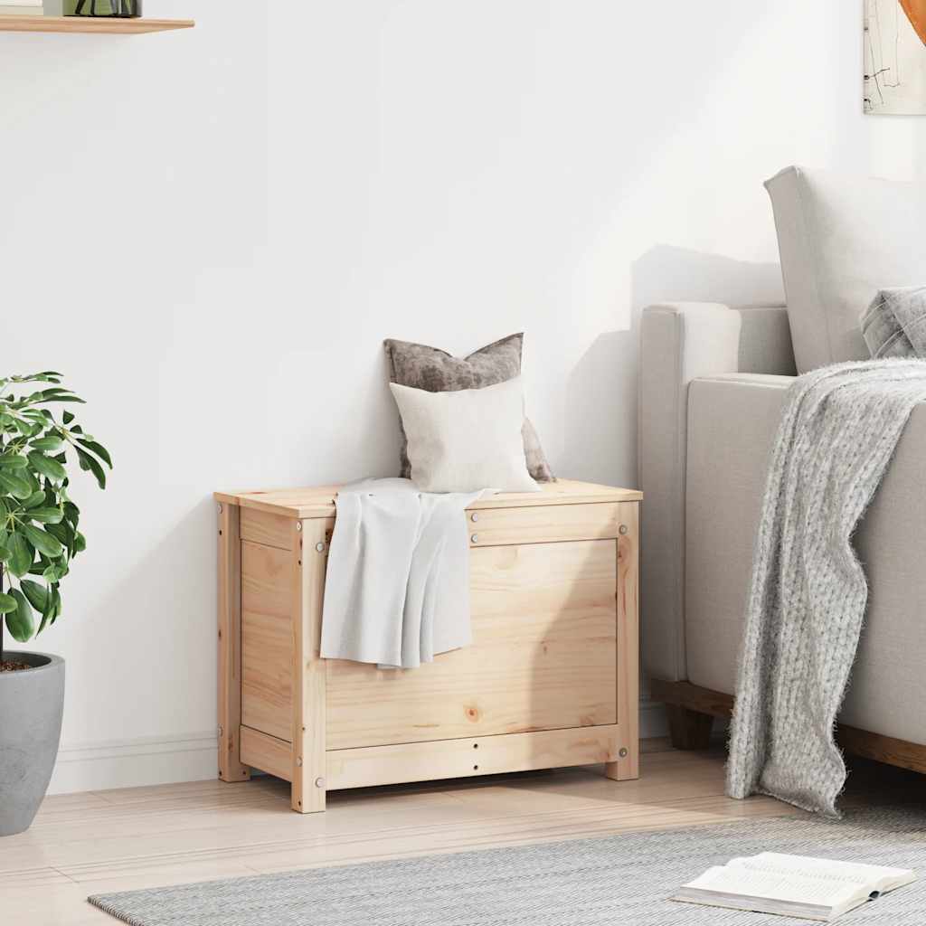 Storage Box Solid Wood Pine