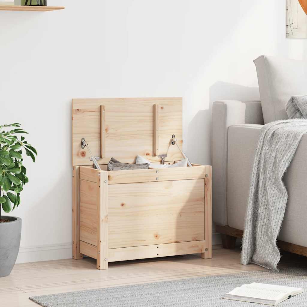 Storage Box Solid Wood Pine