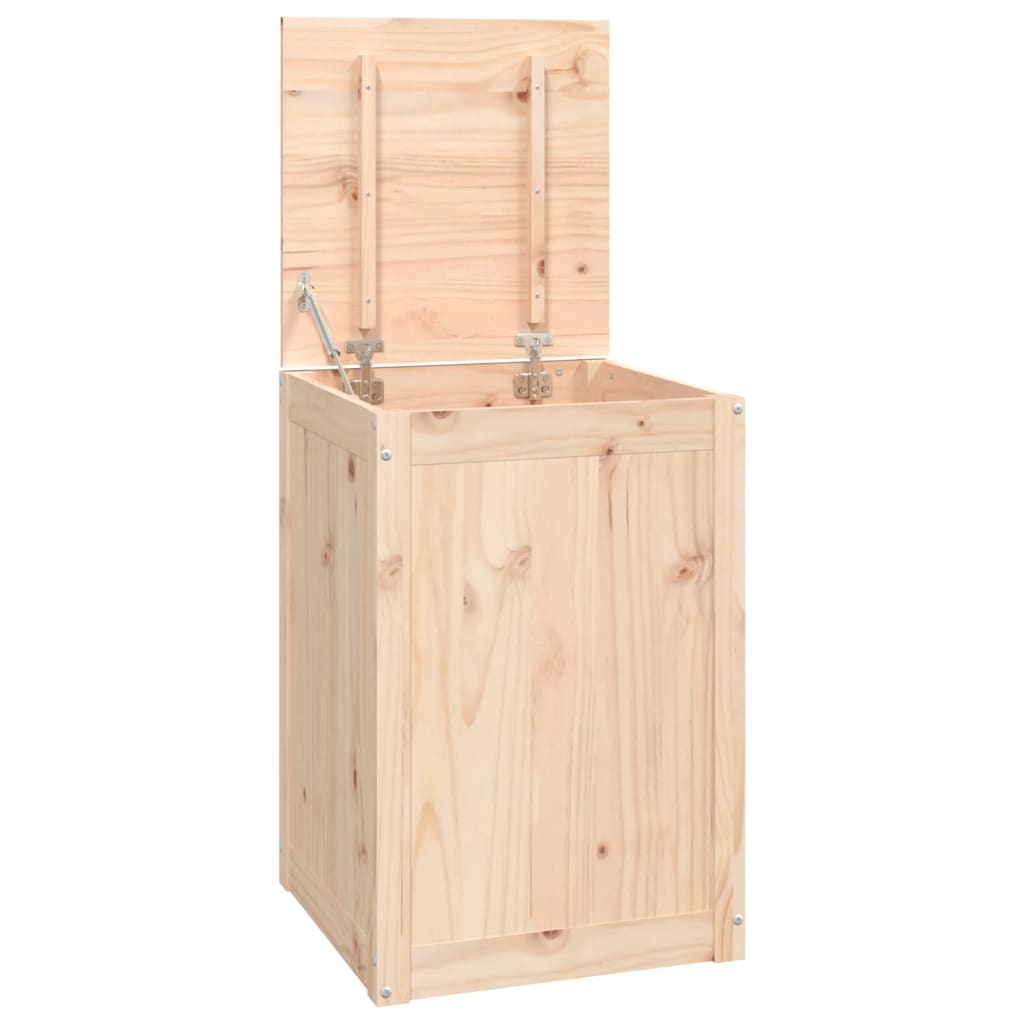 Laundry Box Solid Wood Pine