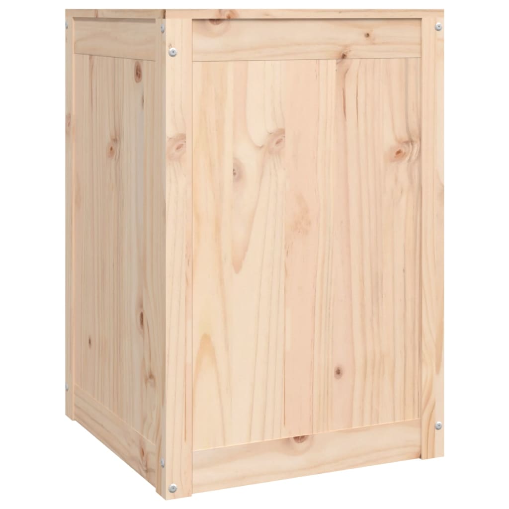 Laundry Box Solid Wood Pine