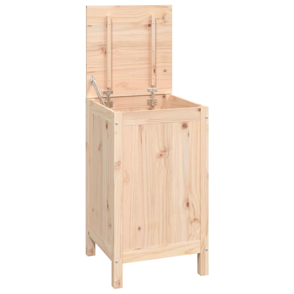 Laundry Box Solid Wood Pine