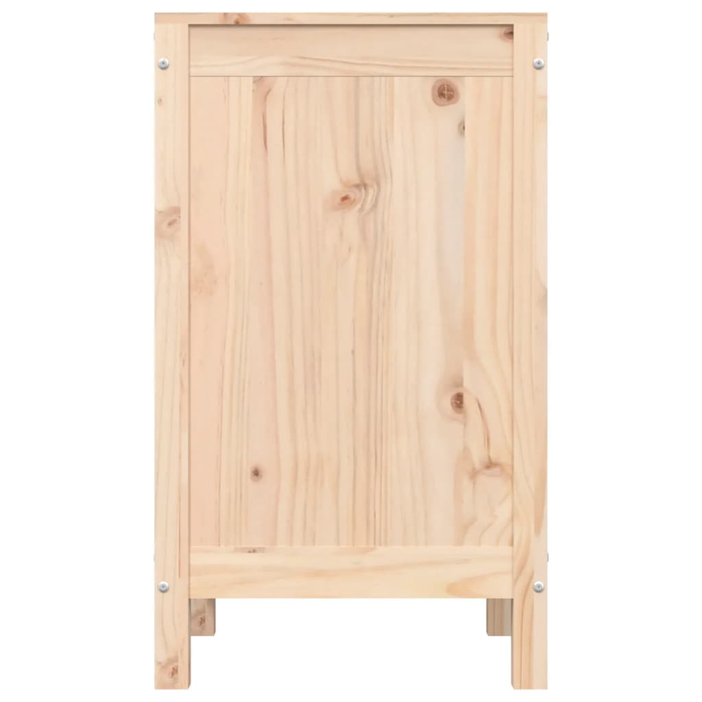 Laundry Box Solid Wood Pine