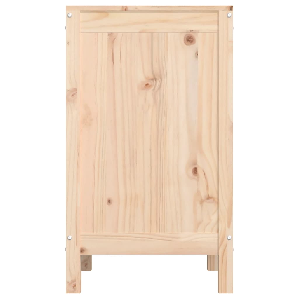 Laundry Box Solid Wood Pine