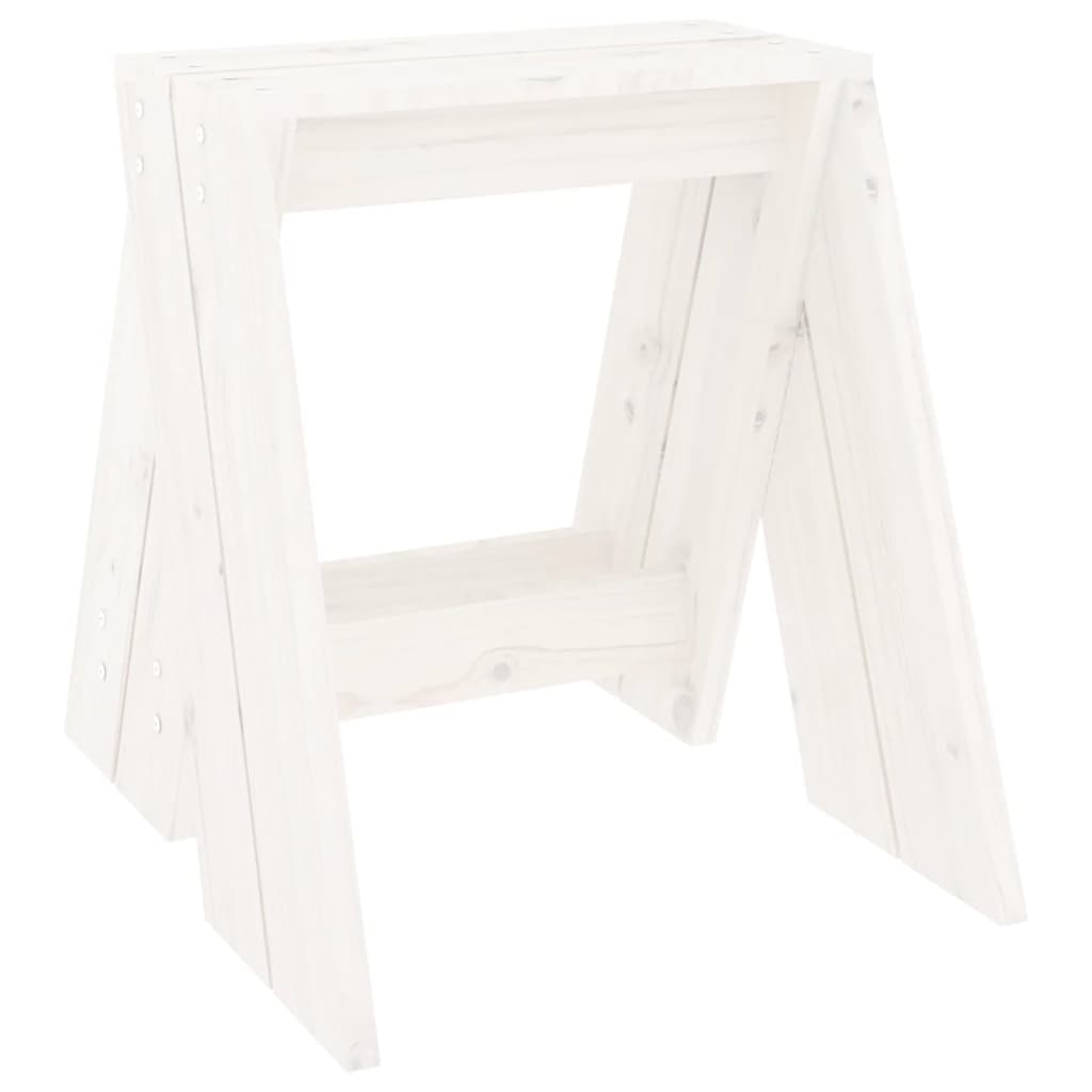Stools 2 Pcs Solid Wood Pine